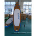 Wood Color Soft Surfboard Paddle Board